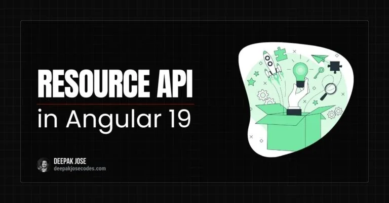 Resource API in Angular 19